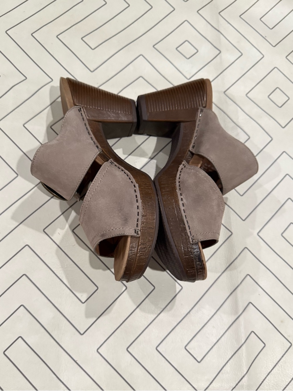 Dansko Brown Platform Sandals - Picture 7 of 14